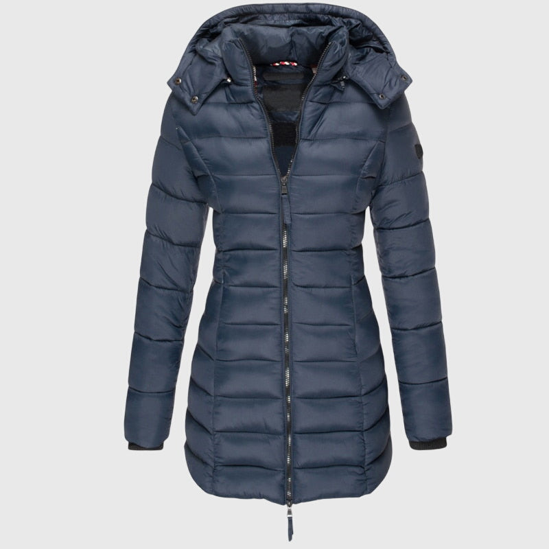Leticia | Chaqueta larga de plumón