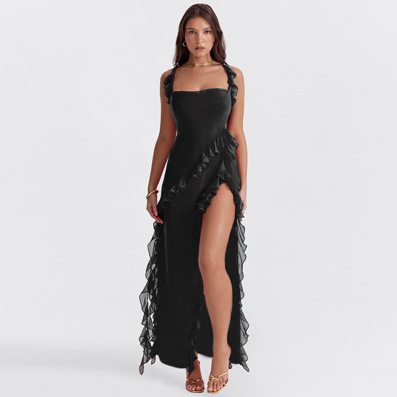 Luz · Vestido con volantes