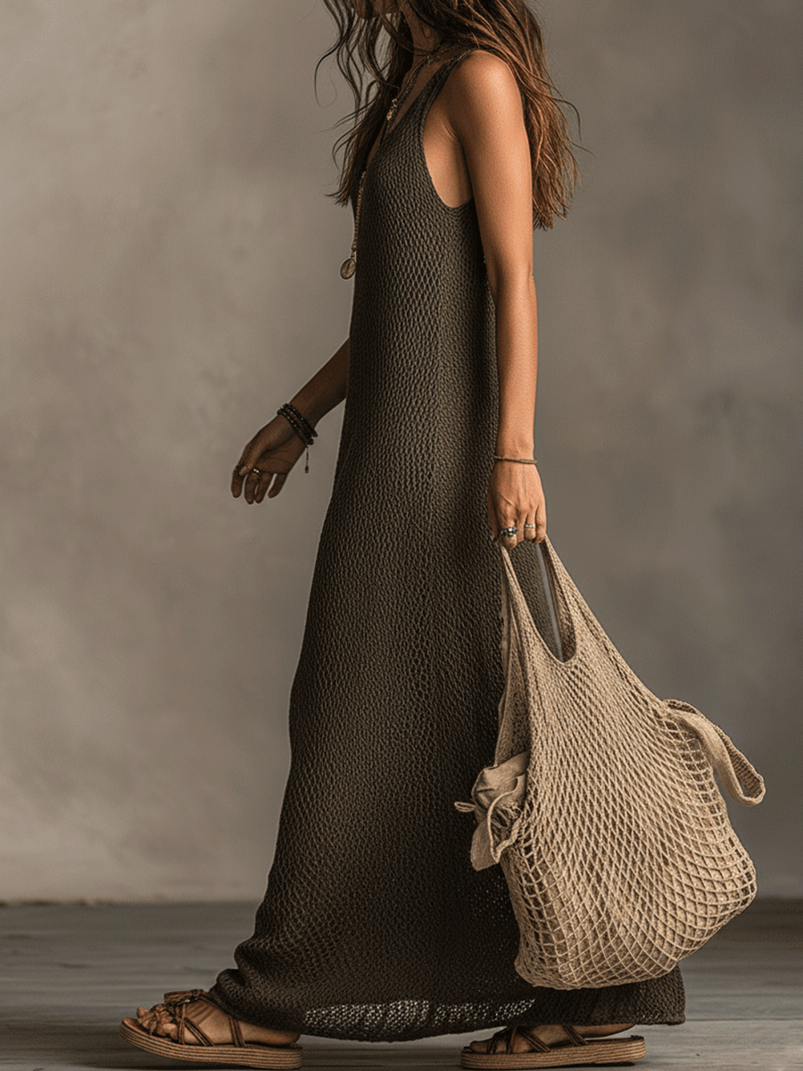 Olivia · Vestido maxi bohemio