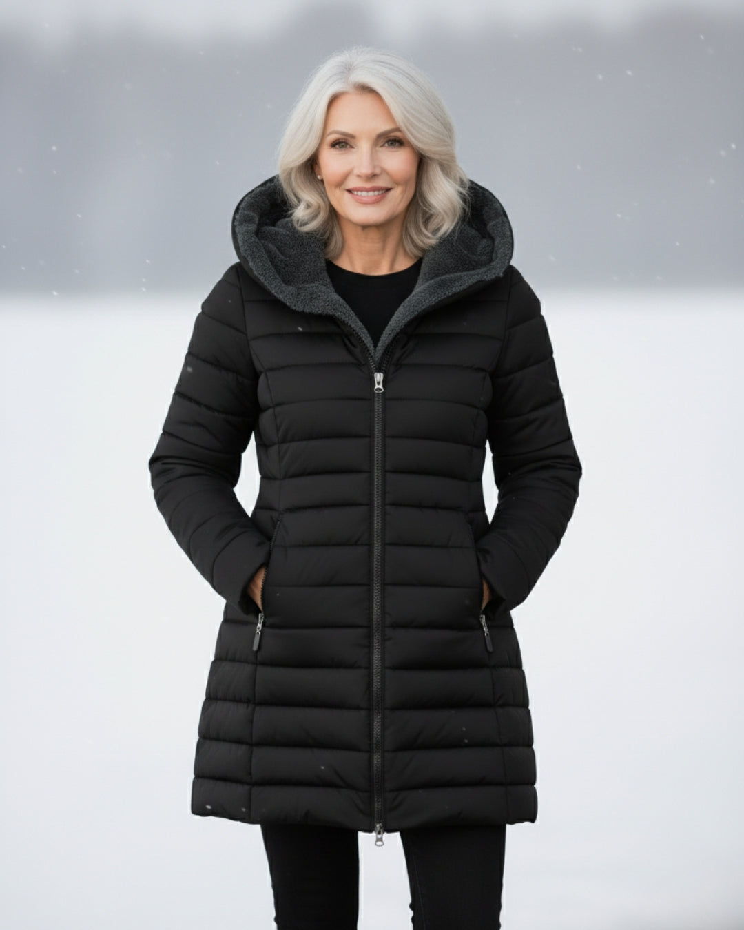 Lola | Abrigo Puffer Doble en Forro Polar