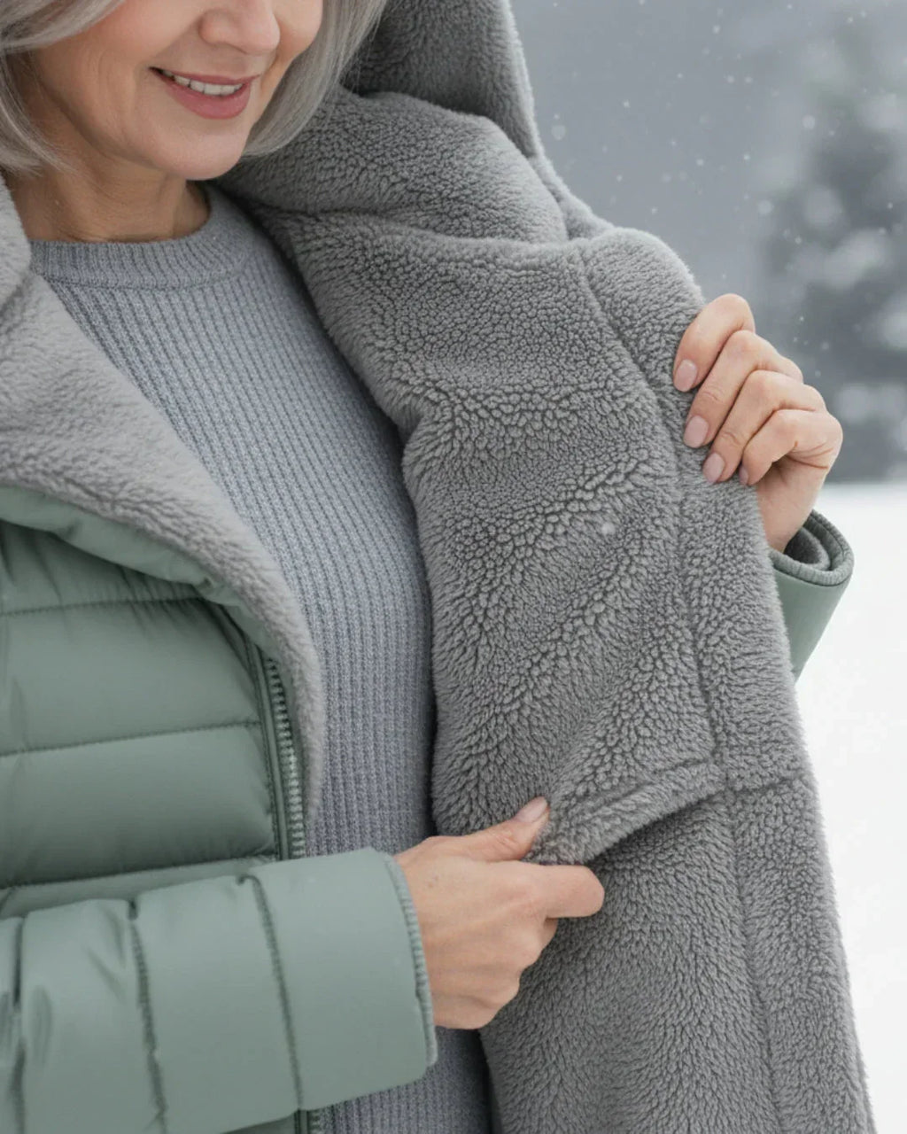 Olivia | Chaqueta de invierno con capucha cálida