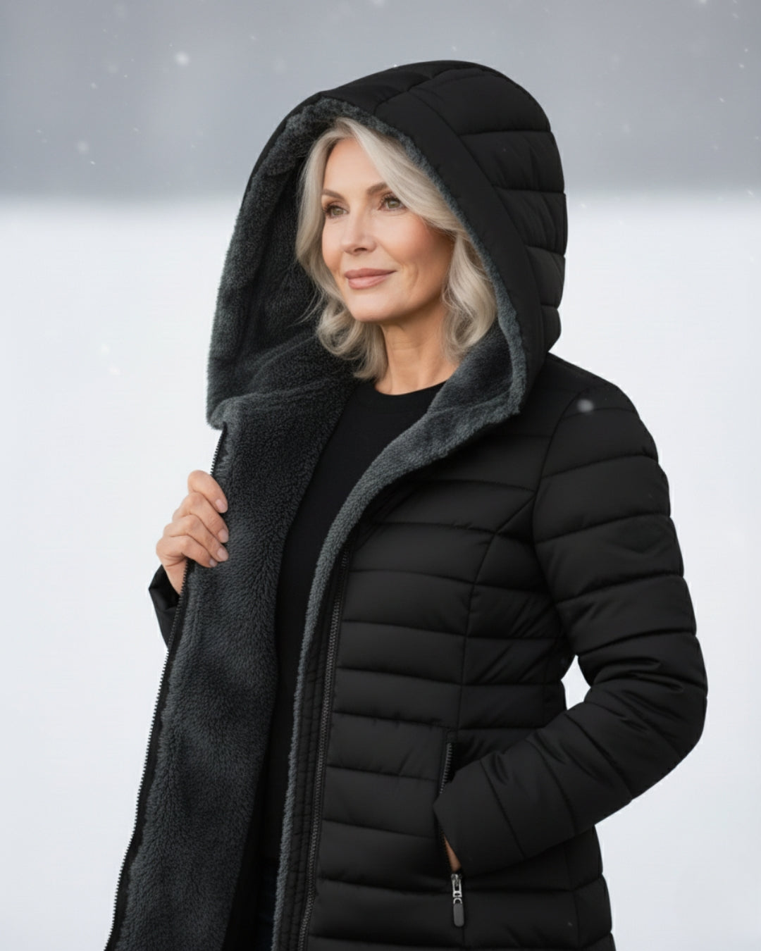 Lola | Abrigo Puffer Doble en Forro Polar