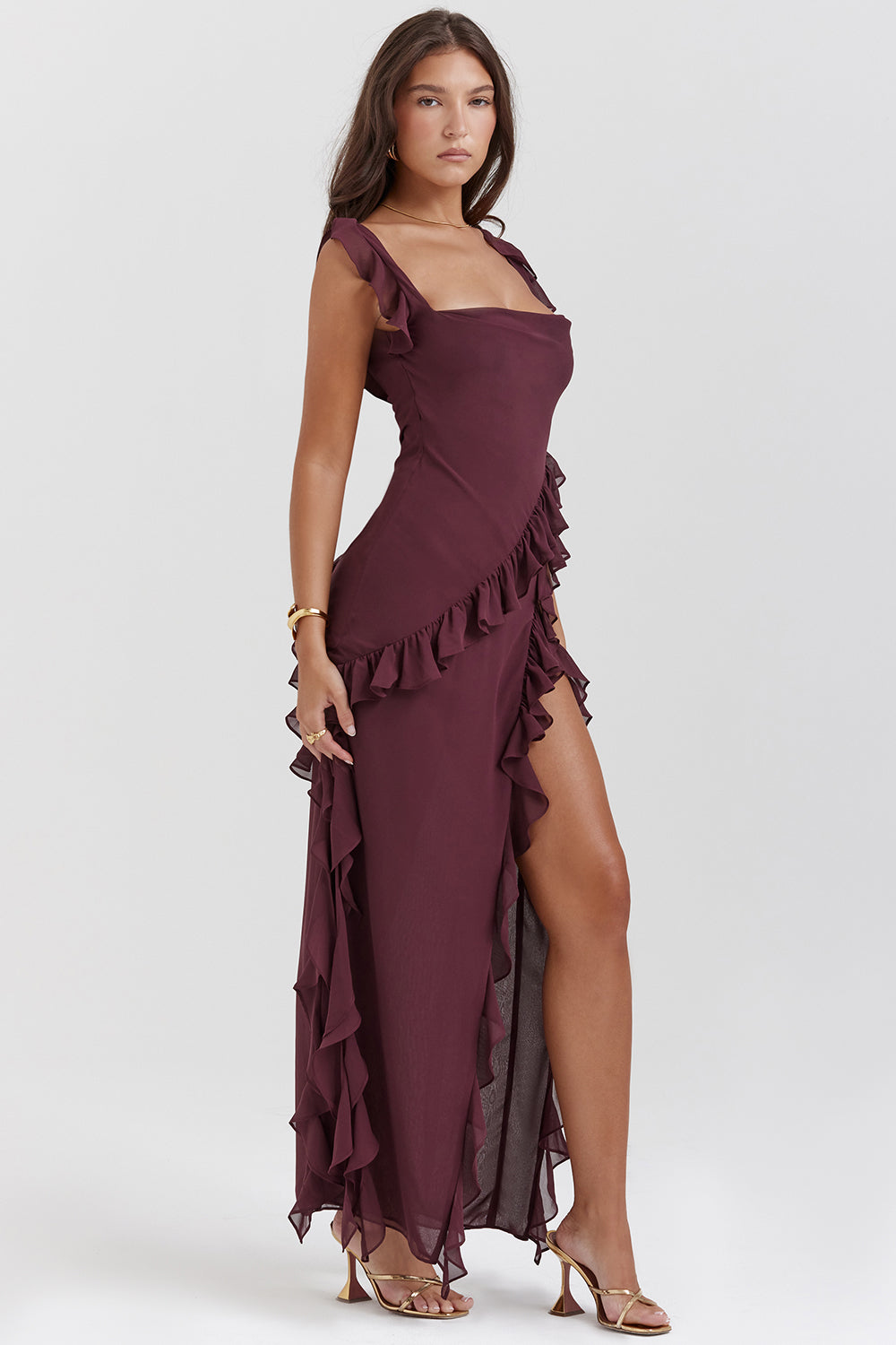 Luz · Vestido con volantes