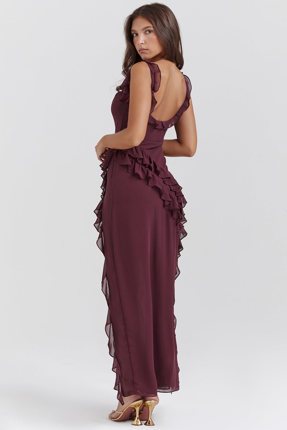 Luz · Vestido con volantes