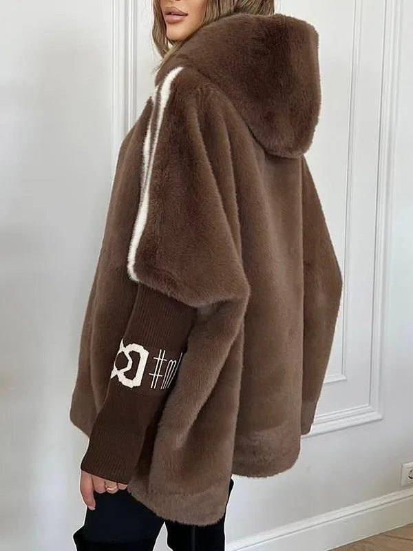 Carre | Chaqueta de pelo con capucha
