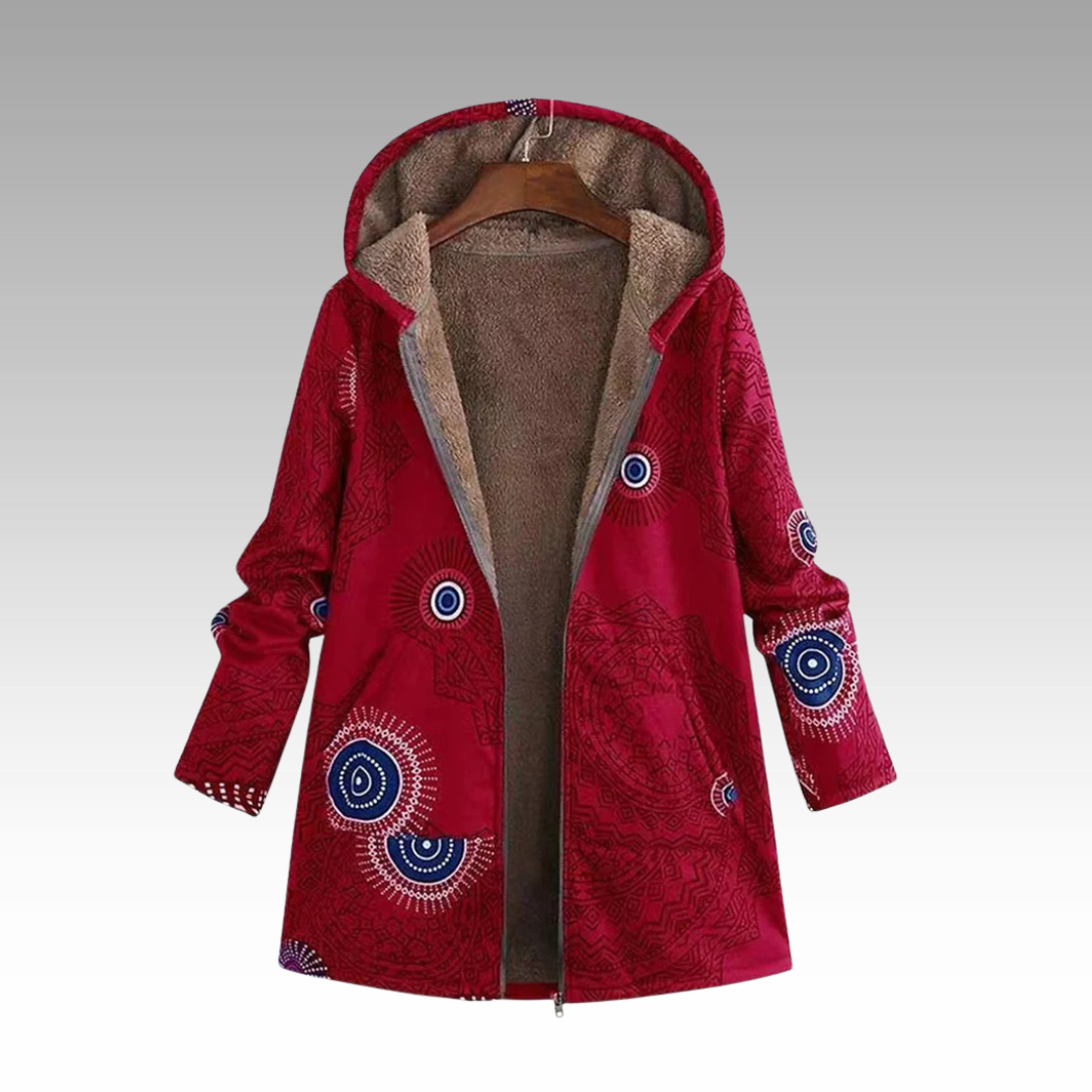 Jana - Chaqueta con capucha cálida y suave