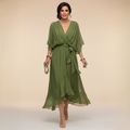 Adriana™ | Vestido fluido con escote en V