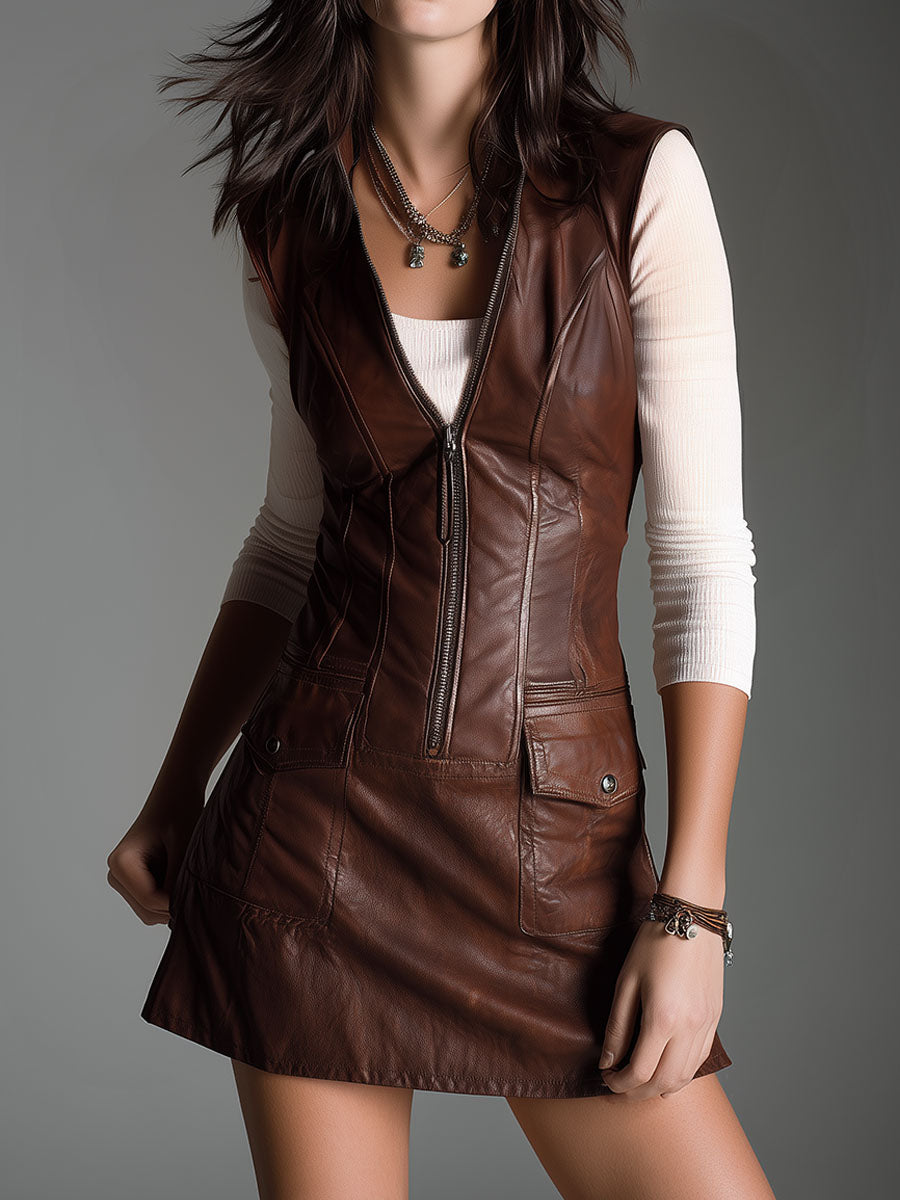 Lola · Vestido mini con cremallera