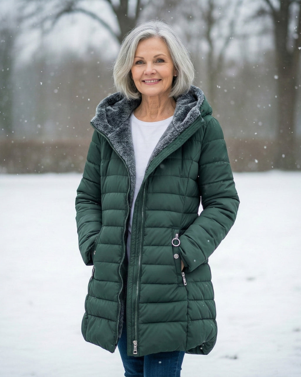 Lola | Abrigo Puffer Doble en Forro Polar