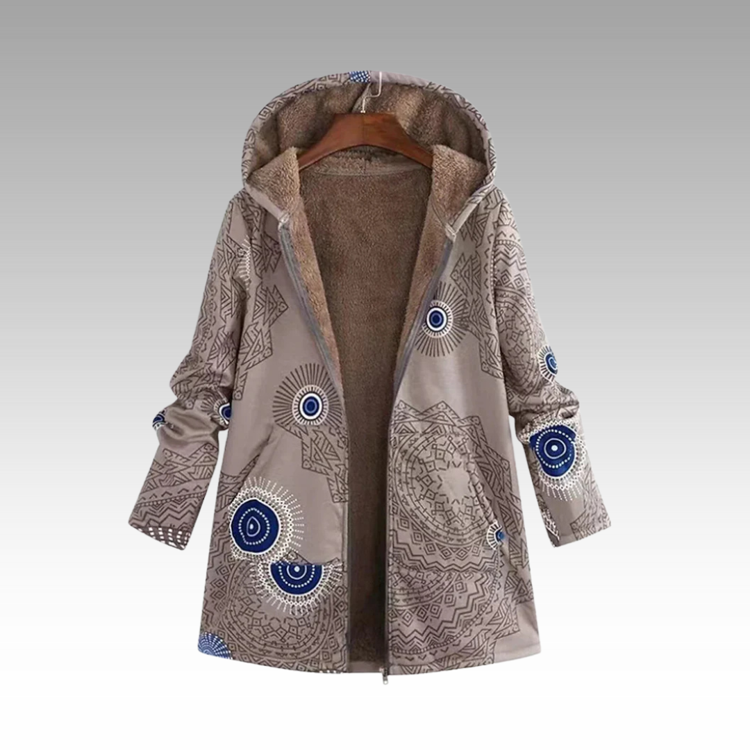 Jana - Chaqueta con capucha cálida y suave