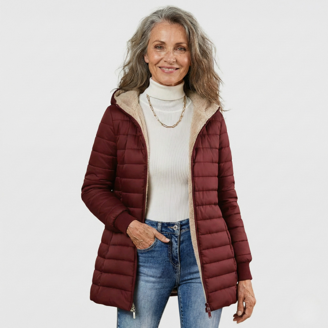 Caro I Abrigo de invierno con forro suave