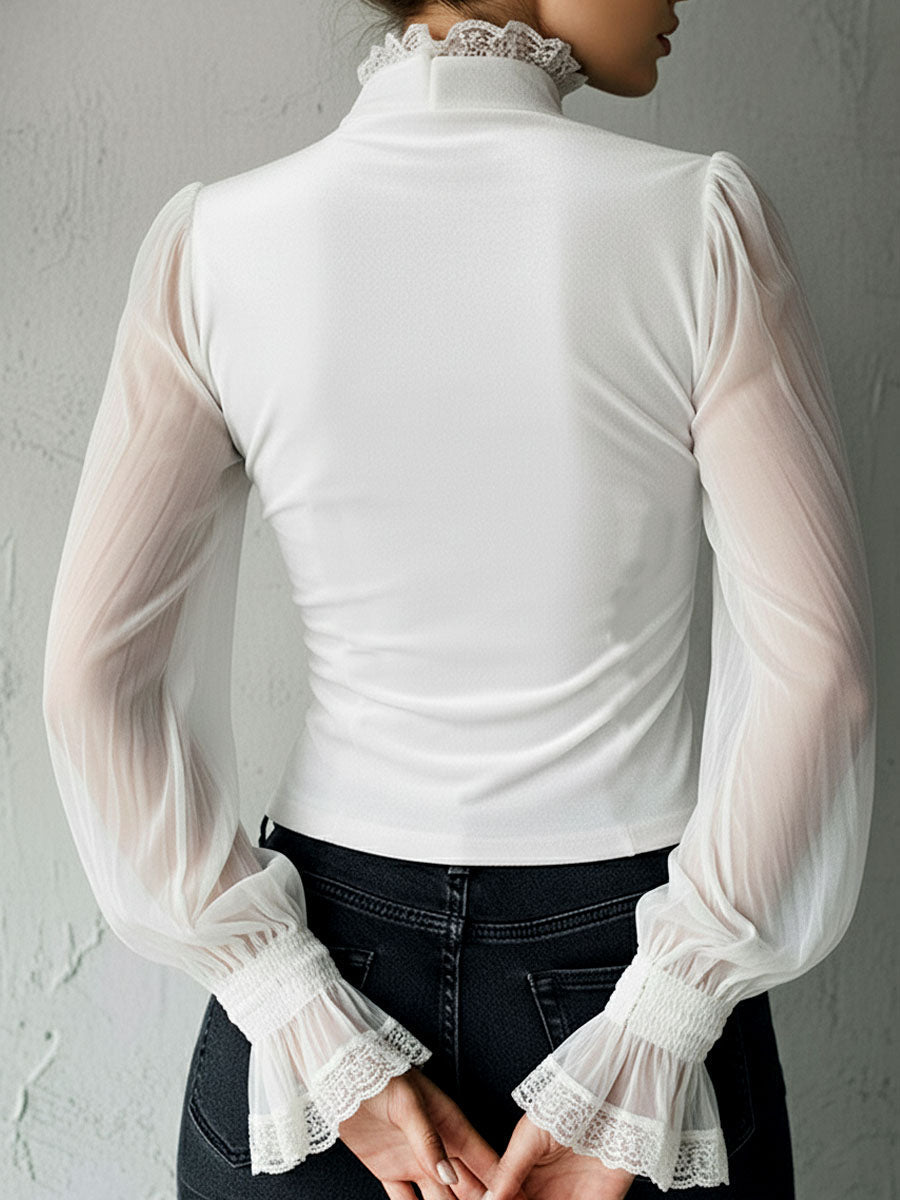 Victoria · Blusa Corsé Terciopelo Negro