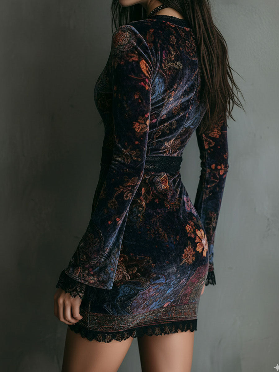 Lucía · Vestido mini floral