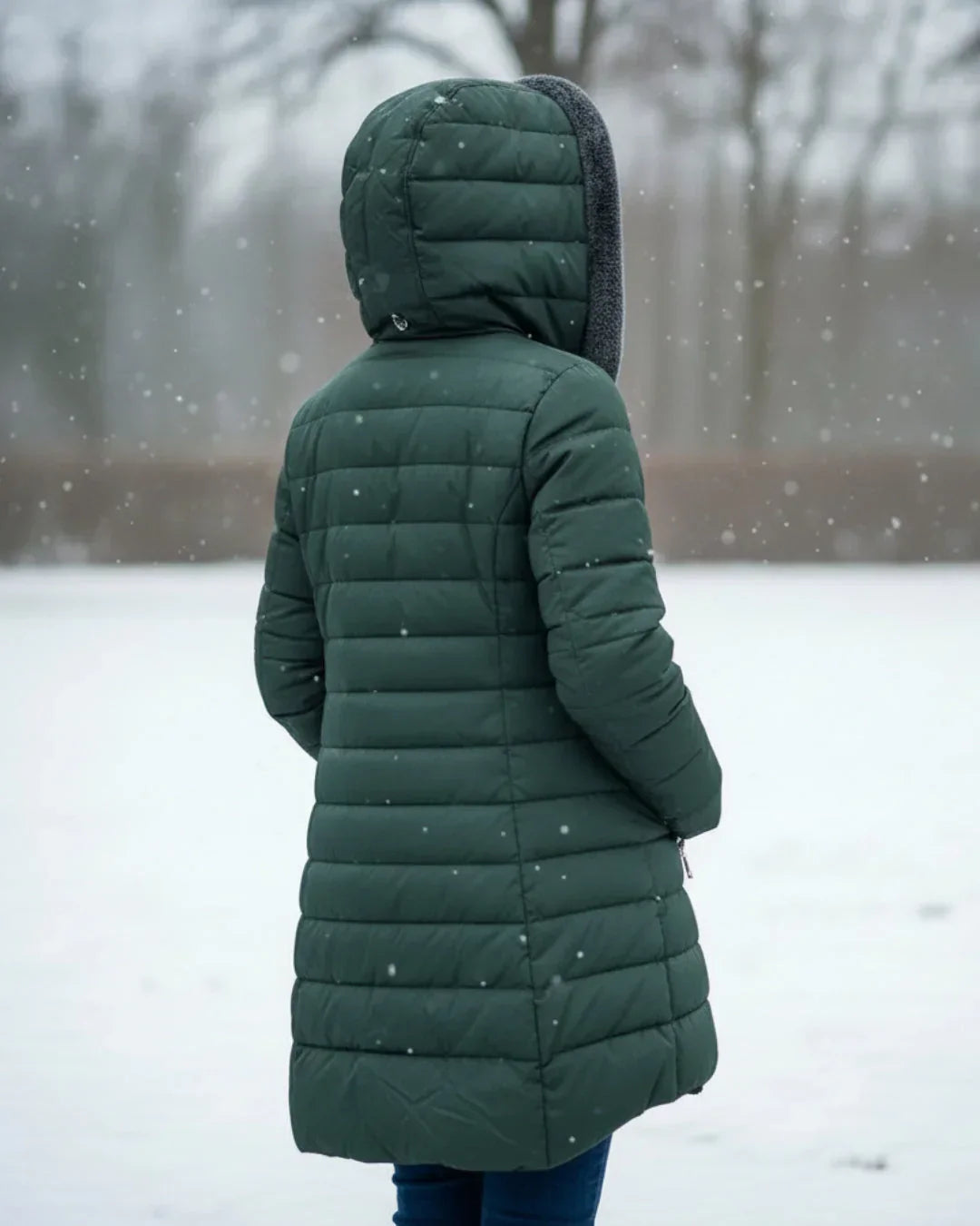 Olivia | Chaqueta de invierno con capucha cálida