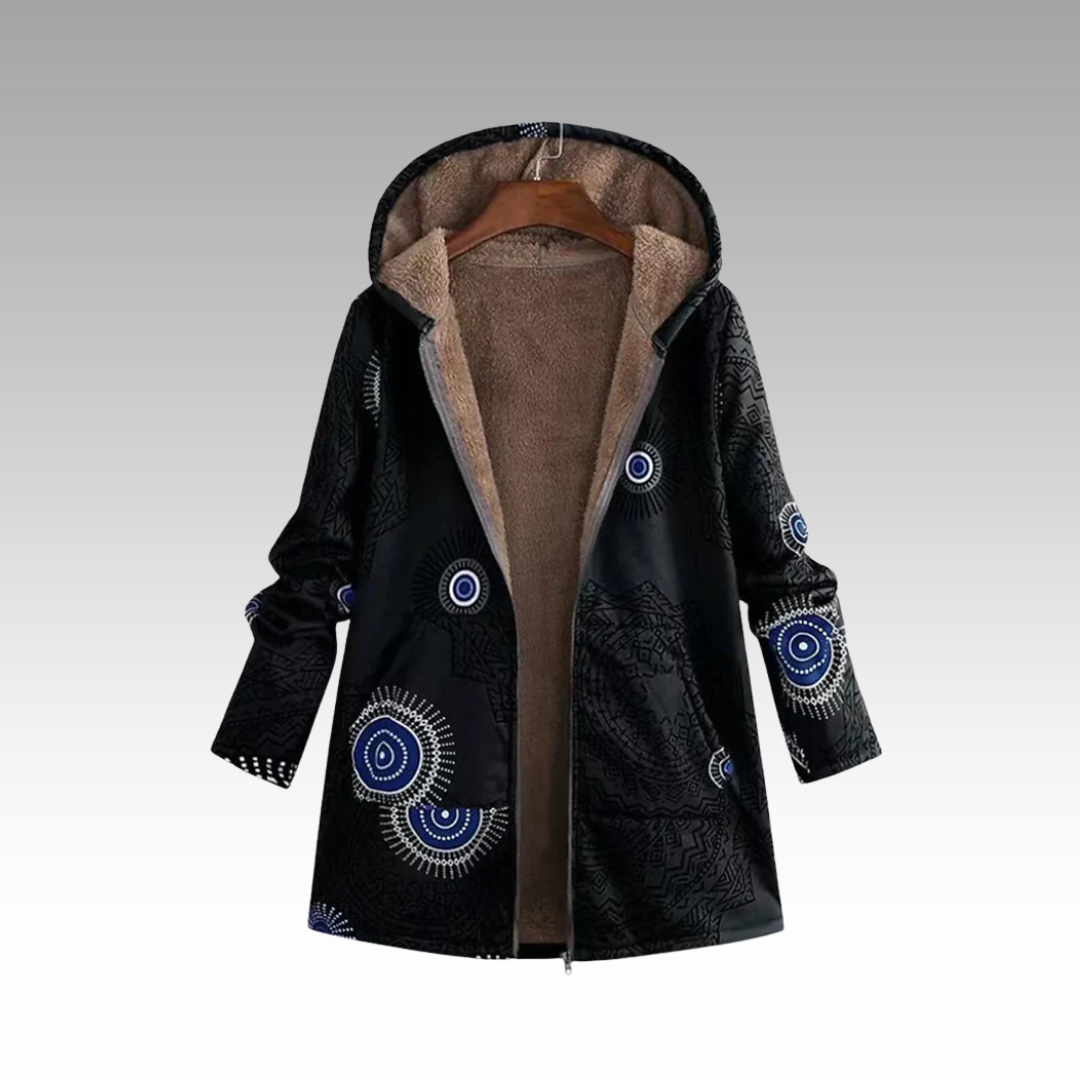 Jana - Chaqueta con capucha cálida y suave