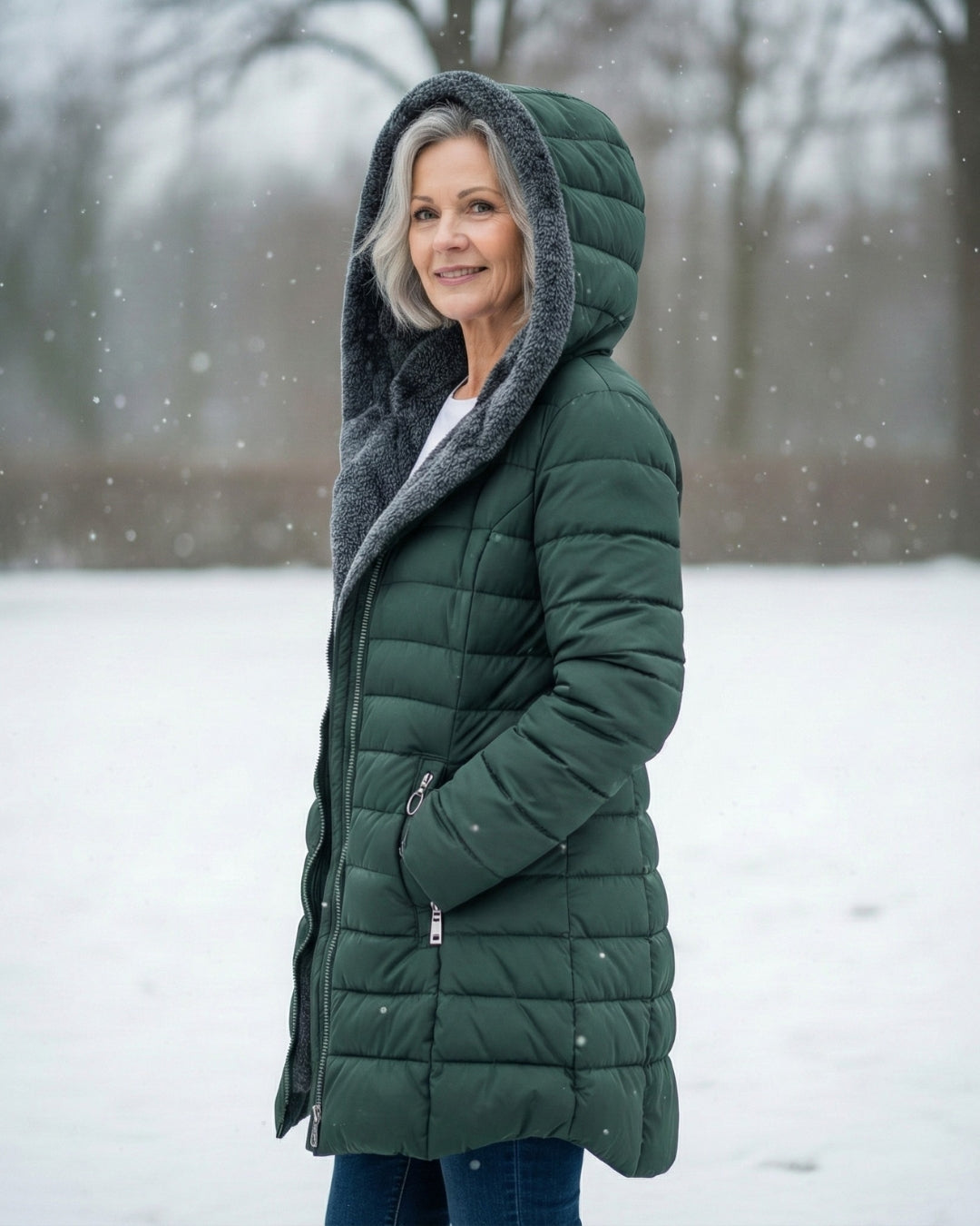 Lola | Abrigo Puffer Doble en Forro Polar