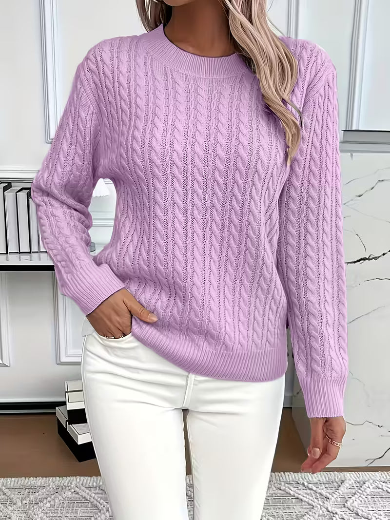 Suéter Minimalista de Punto Suave — Look Limpio