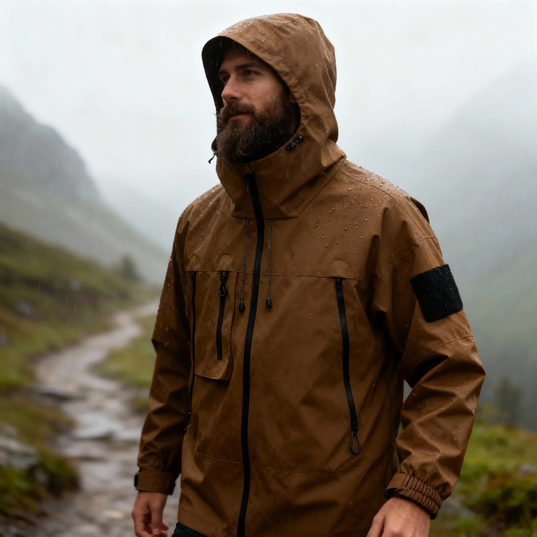 Brody | Chaqueta de Invierno con Capucha Resistente al Viento