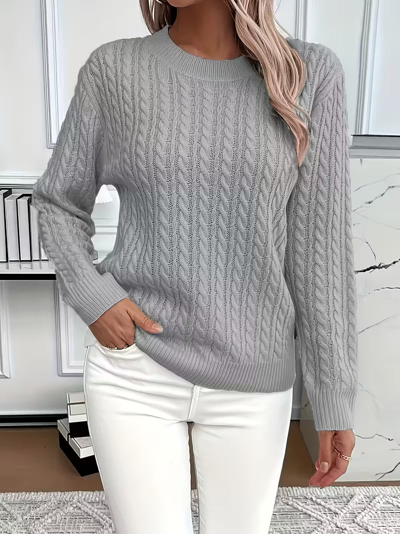 Suéter Minimalista de Punto Suave — Look Limpio