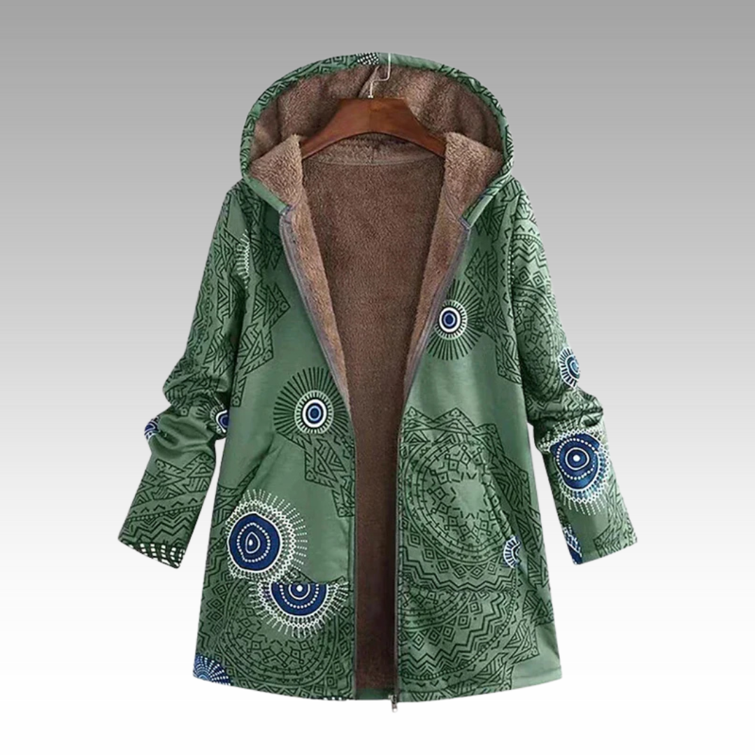 Jana - Chaqueta con capucha cálida y suave
