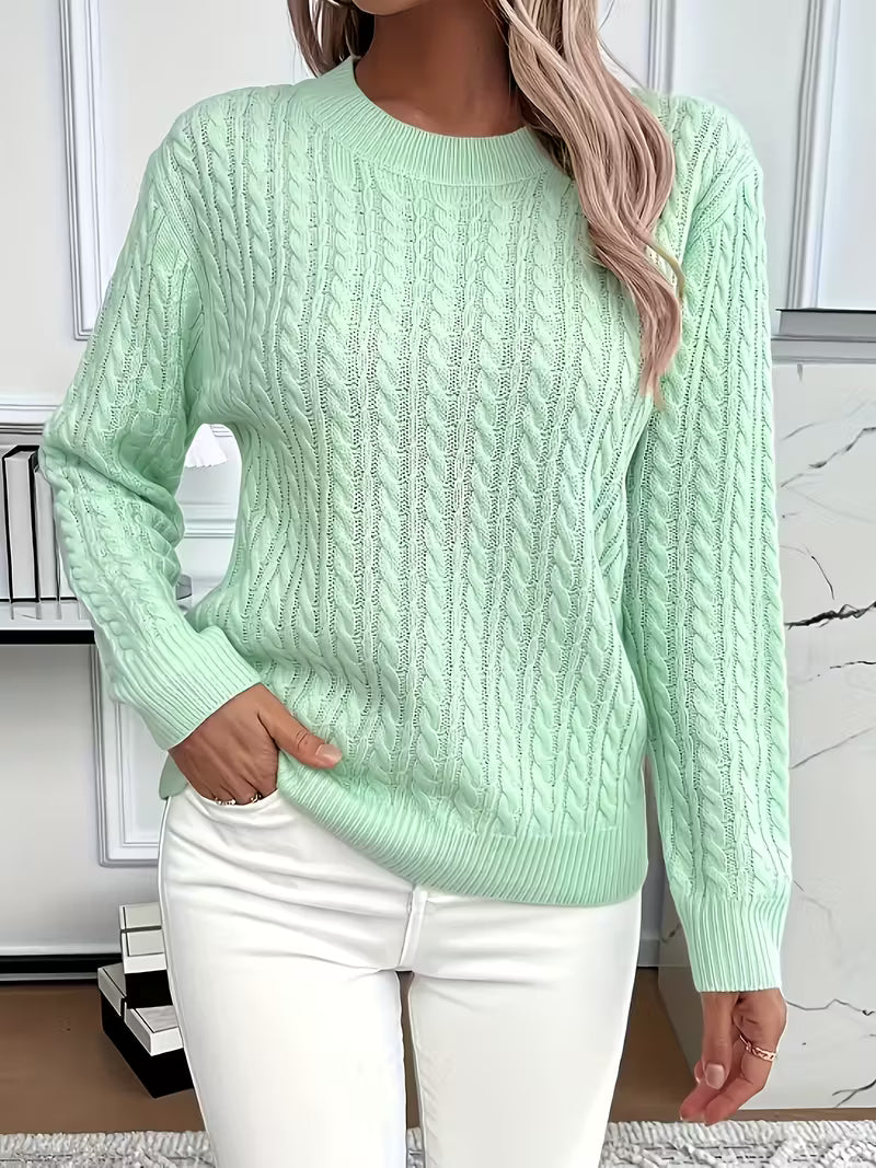 Suéter Minimalista de Punto Suave — Look Limpio
