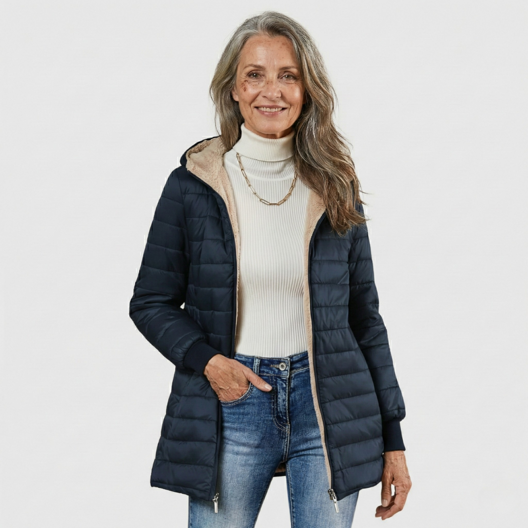 Caro I Abrigo de invierno con forro suave