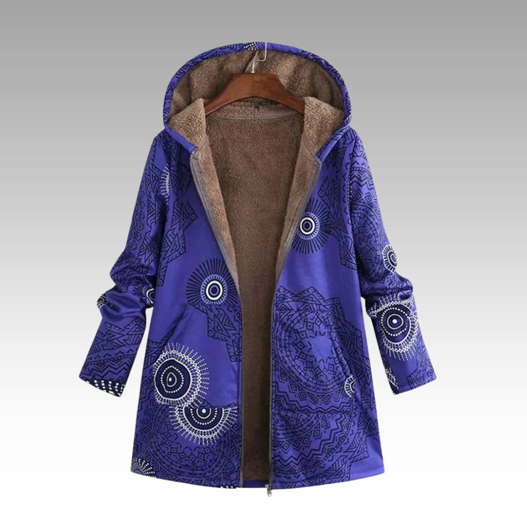 Jana - Chaqueta con capucha cálida y suave