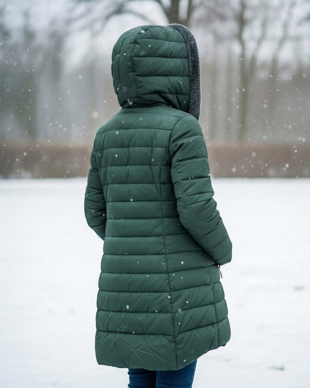 Lola | Abrigo Puffer Doble en Forro Polar