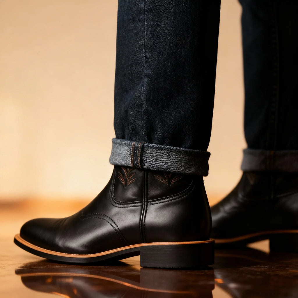 Owen | Botas de Vaquero de Cuero Occidental para Hombres