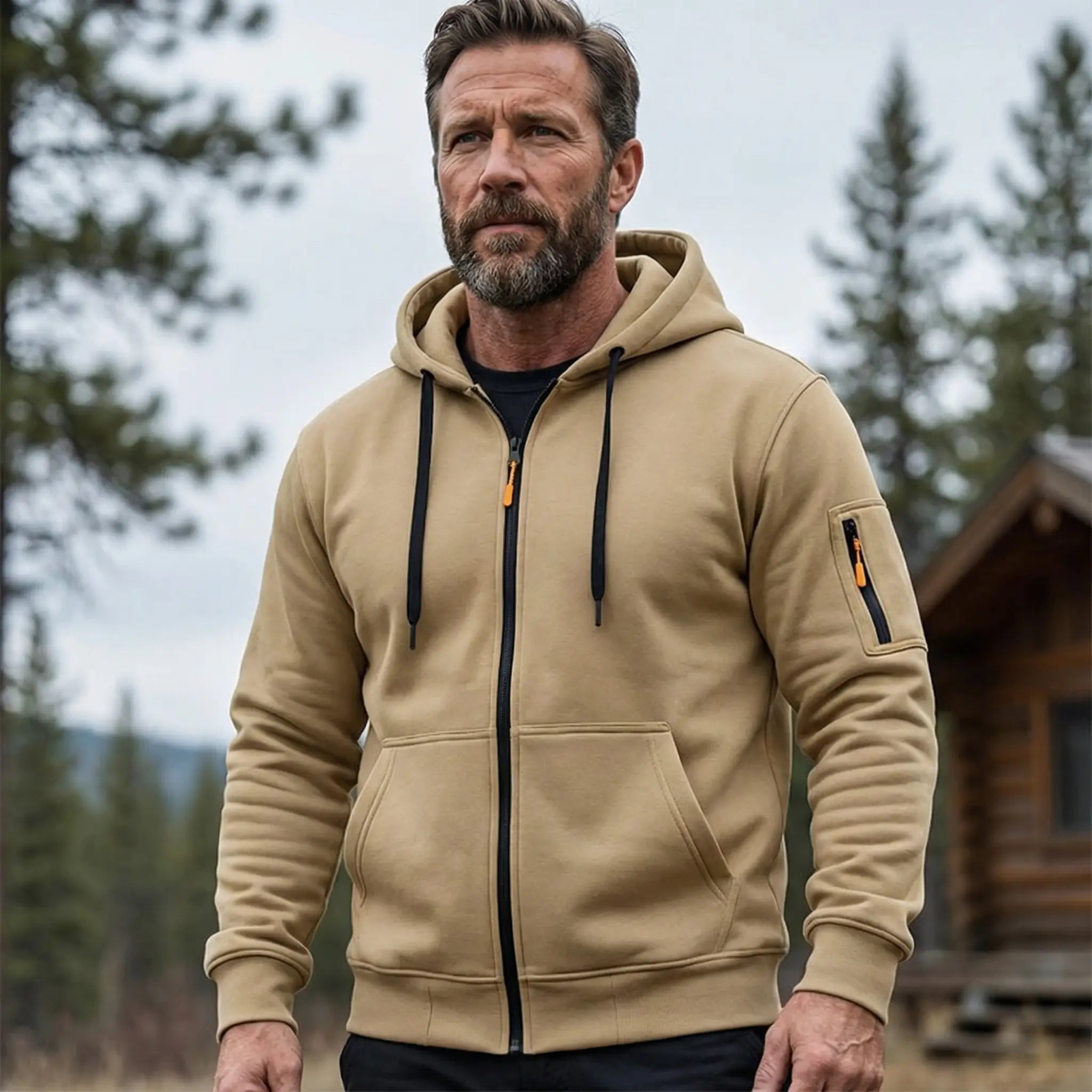 Tyler | Sudadera con cremallera completa de forro polar