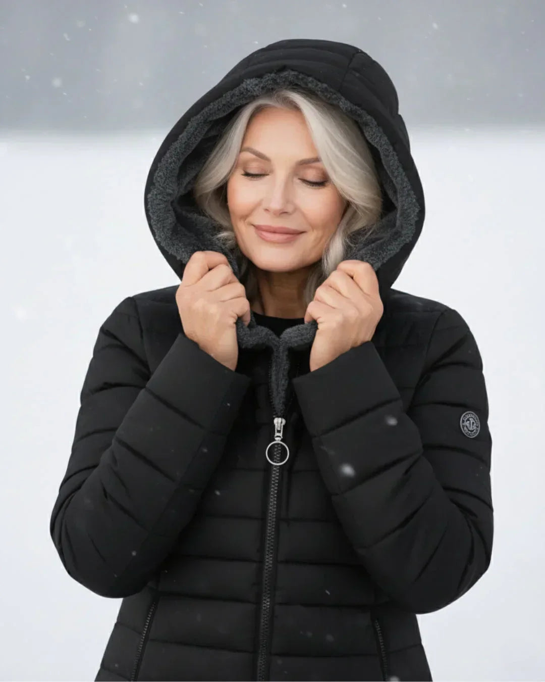 Olivia | Chaqueta de invierno con capucha cálida