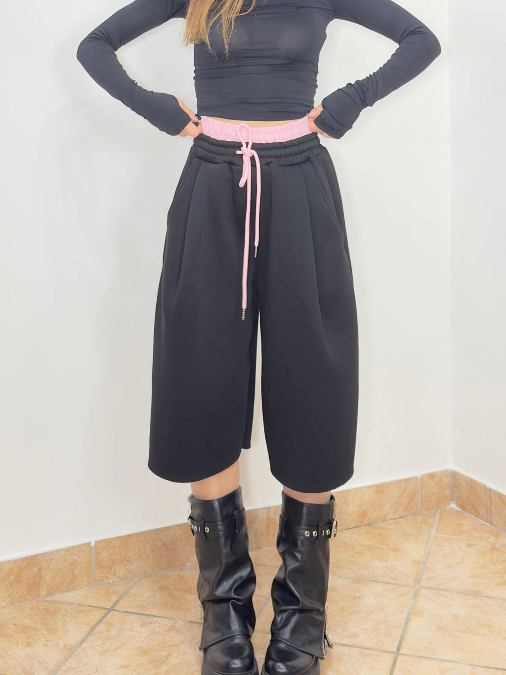 Pantalones cortos de bermuda de globo
