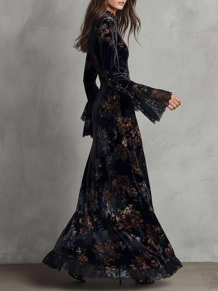 Isabel · Vestido floral con mangas de campana