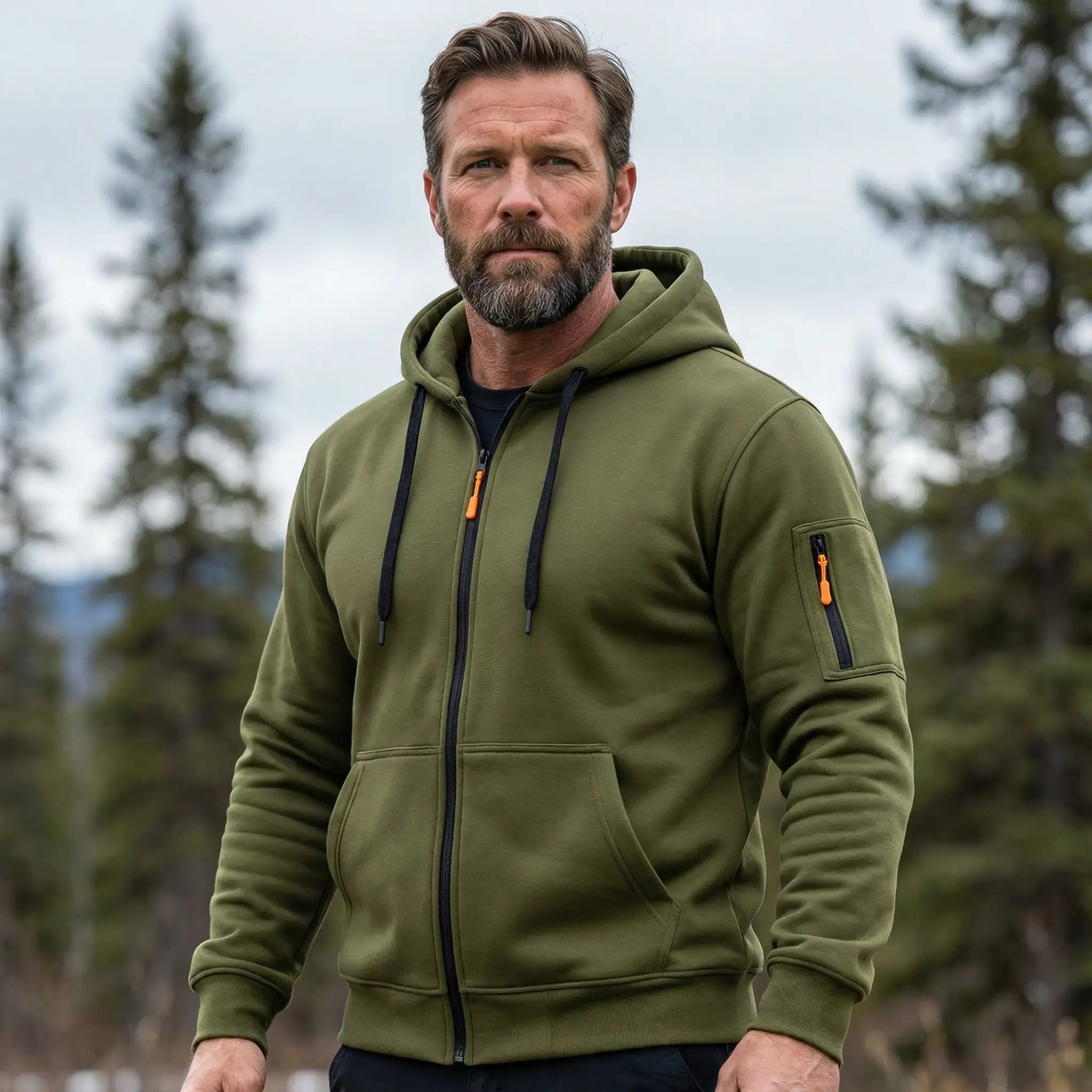 Tyler | Sudadera con cremallera completa de forro polar