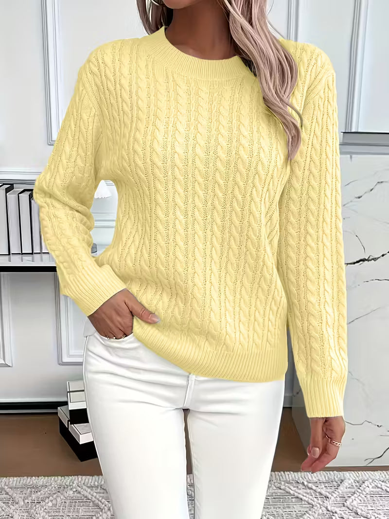 Suéter Minimalista de Punto Suave — Look Limpio