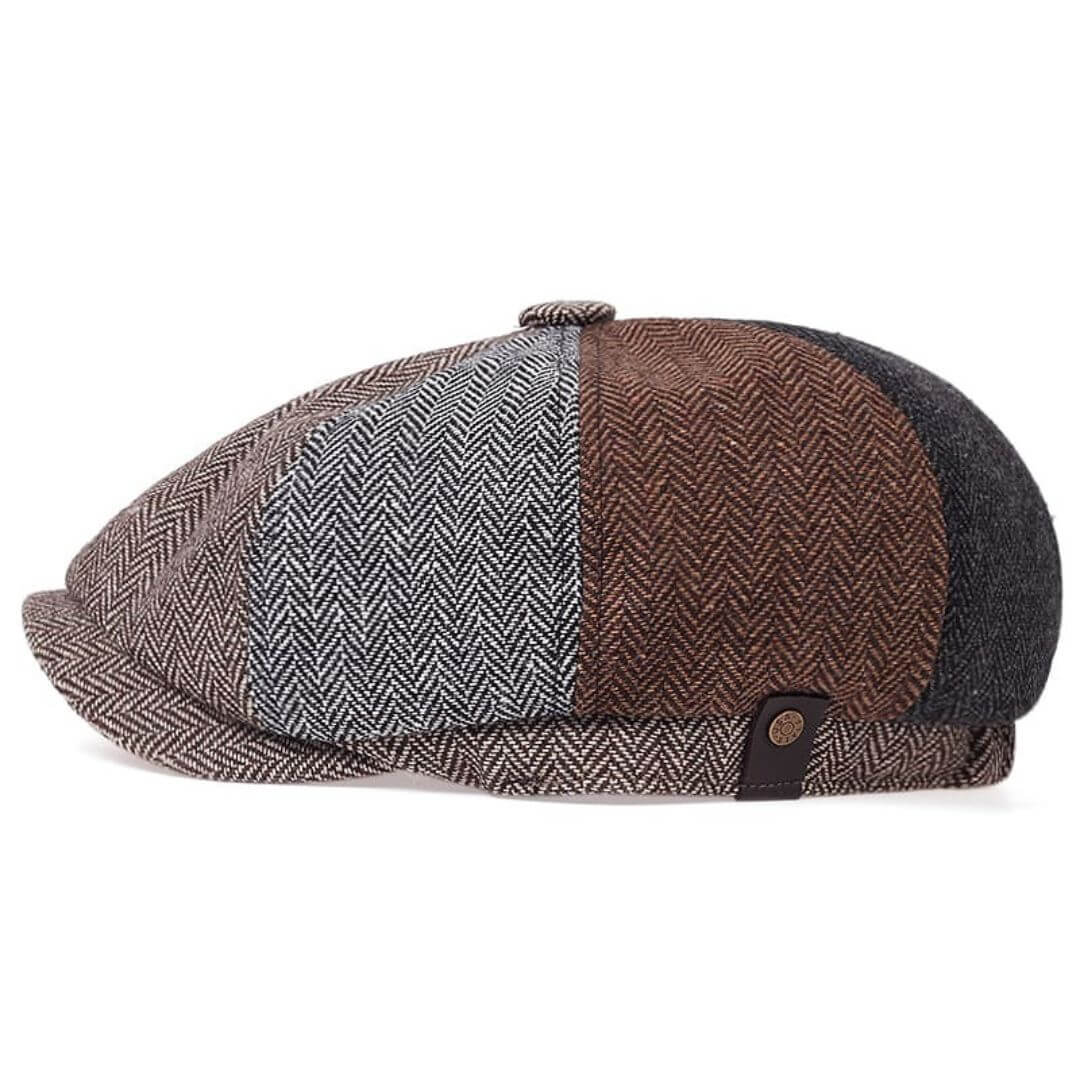 Patchwork Wool Blend Cap | CLEVELAND
