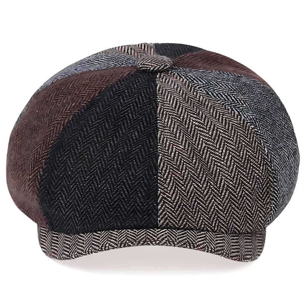 Patchwork Wool Blend Cap | CLEVELAND