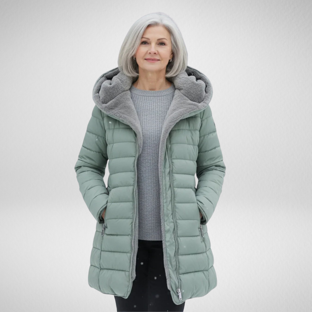 Olivia | Chaqueta de invierno con capucha cálida