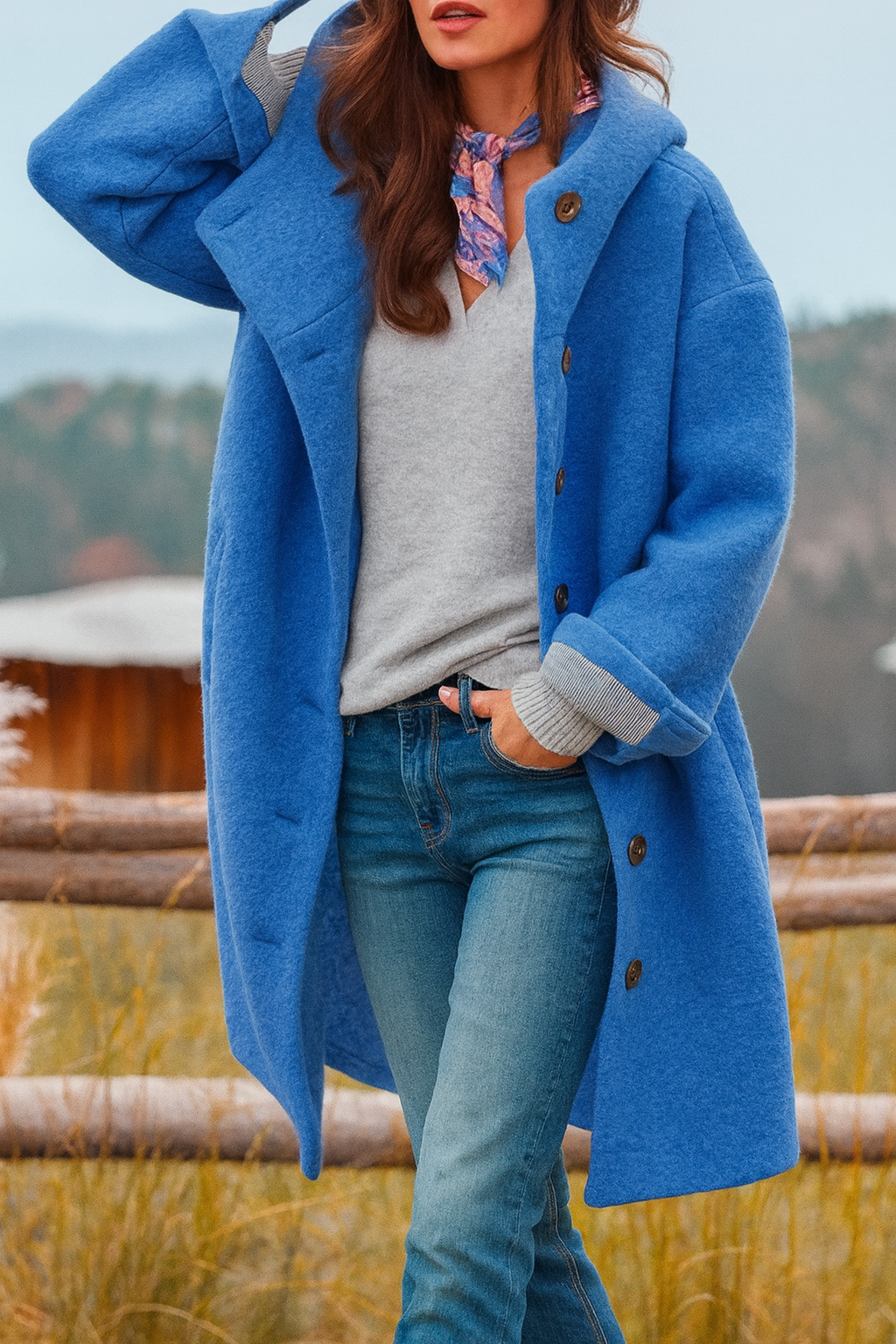 Lara I Chaqueta con capucha