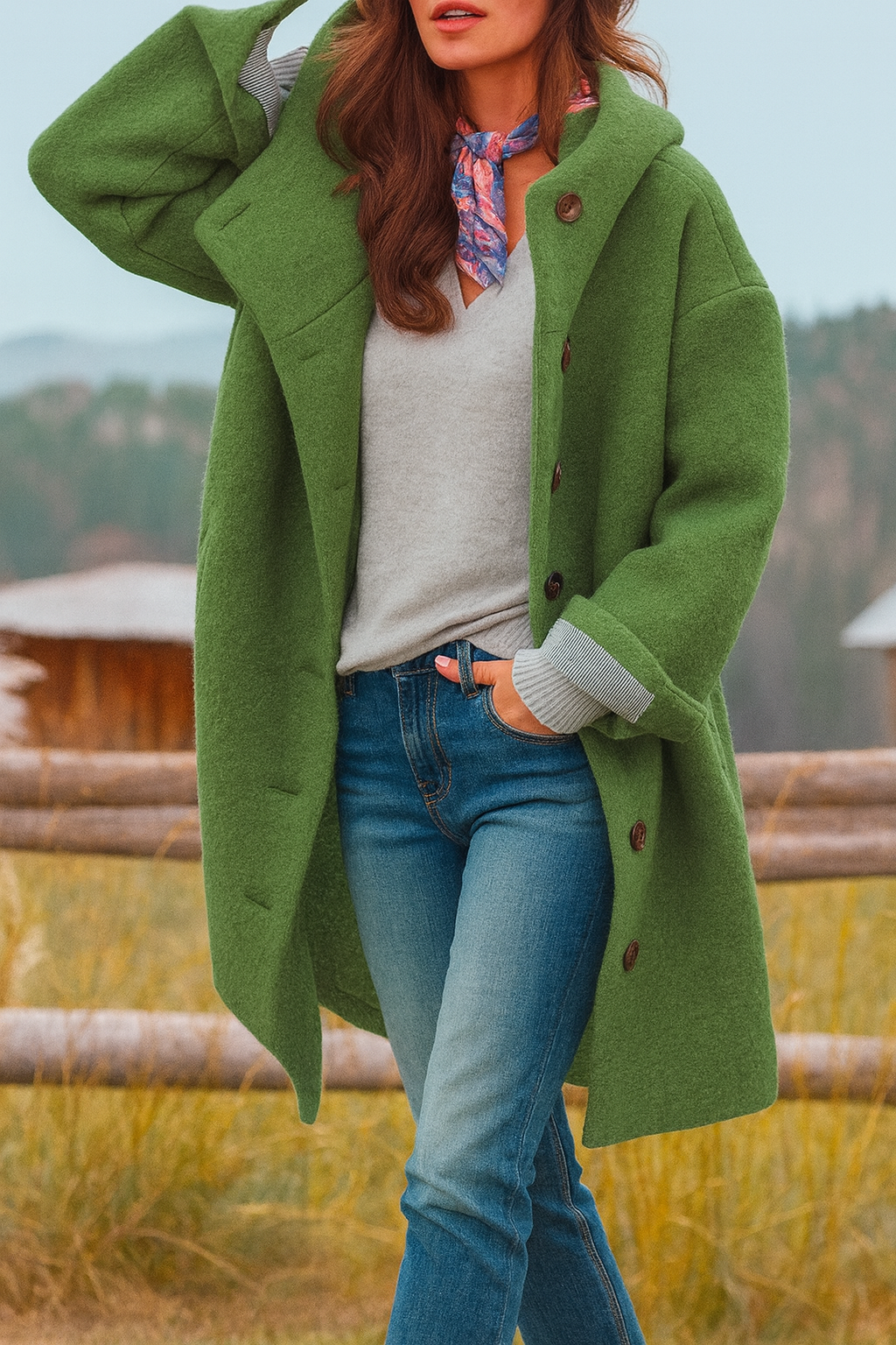 Lara I Chaqueta con capucha