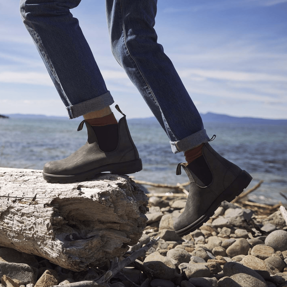Mason | Botas Chelsea de Cuero para Hombre con Asa