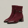 Romany | Botines Elegantes de Eco-Suede con Tacón Medio