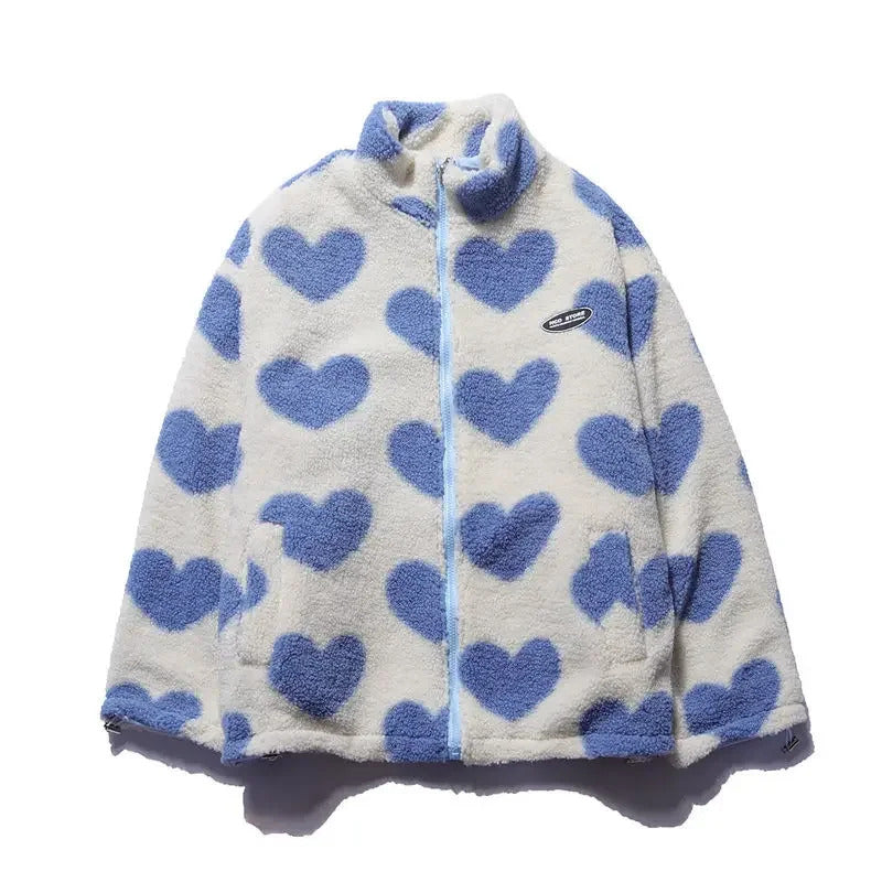 Radana | Chaqueta de invierno reversible con corazones