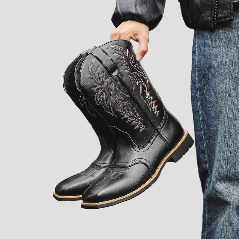 Owen | Botas de vaquero de cuero western para hombres