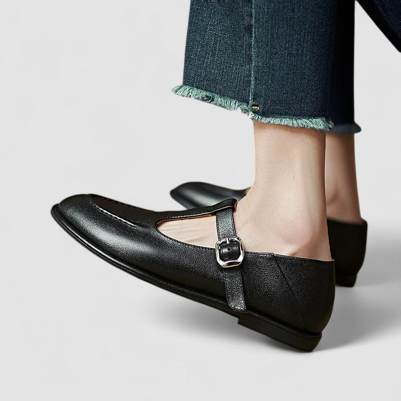 Camila – Zapatos ortopédicos Mary Jane con tacón bajo