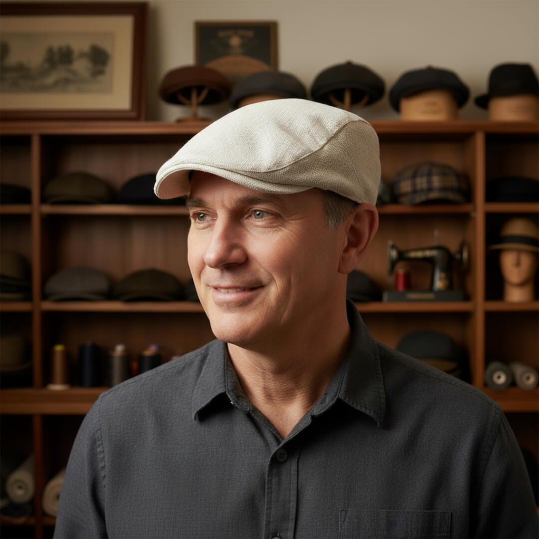 Mixed Linen Cap | SHERIDAN