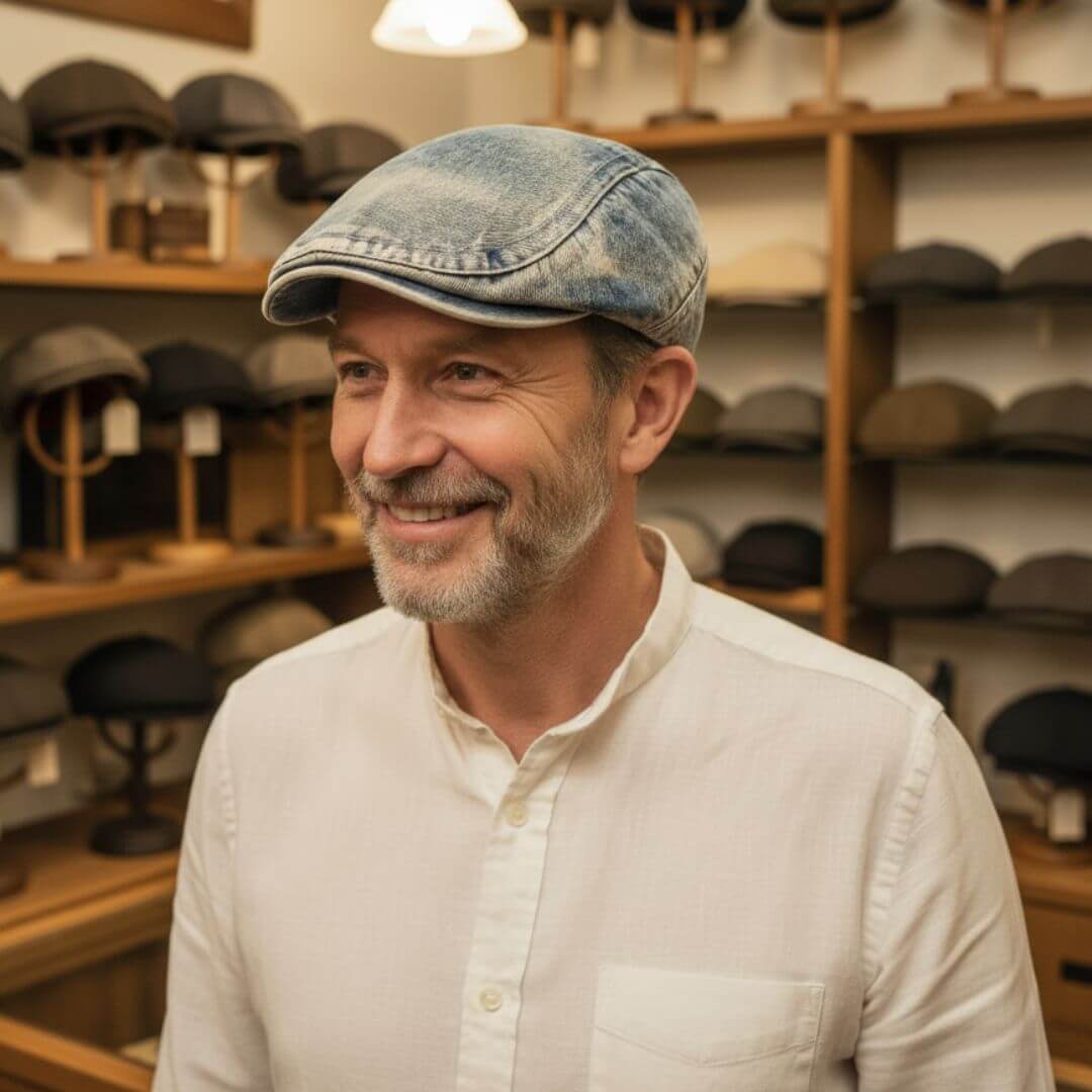 Washed Denim Cap | LEXINGTON