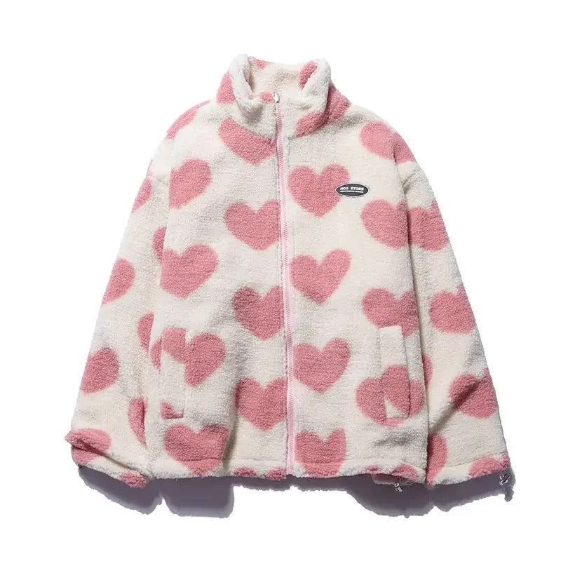 Radana | Chaqueta de invierno reversible con corazones