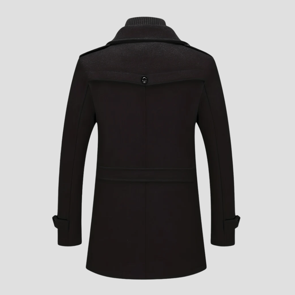 Rhett | Abrigo Retro de Doble Cuello