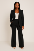 Traje de Pantalón Ajustado para Mujeres - Blazer y Pantalones
